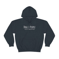 Dogs>People Hooded Sweatshirt