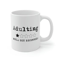 Adulting 1 Star Rating Mug